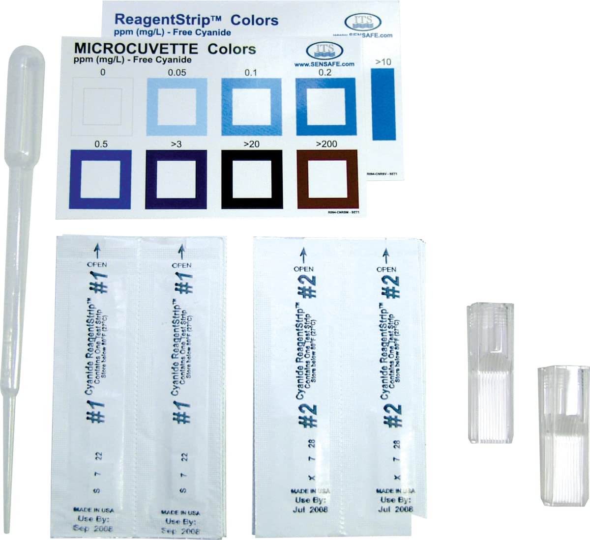 Industrial Test Systems - 484015 484003 Cyanide ReagentStrip Test